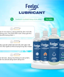 Gel bôi trơn Feelex Lubricant siêu trơn, lâu khô, lạnh gốc nước an toàn 250ml 14 geltron4