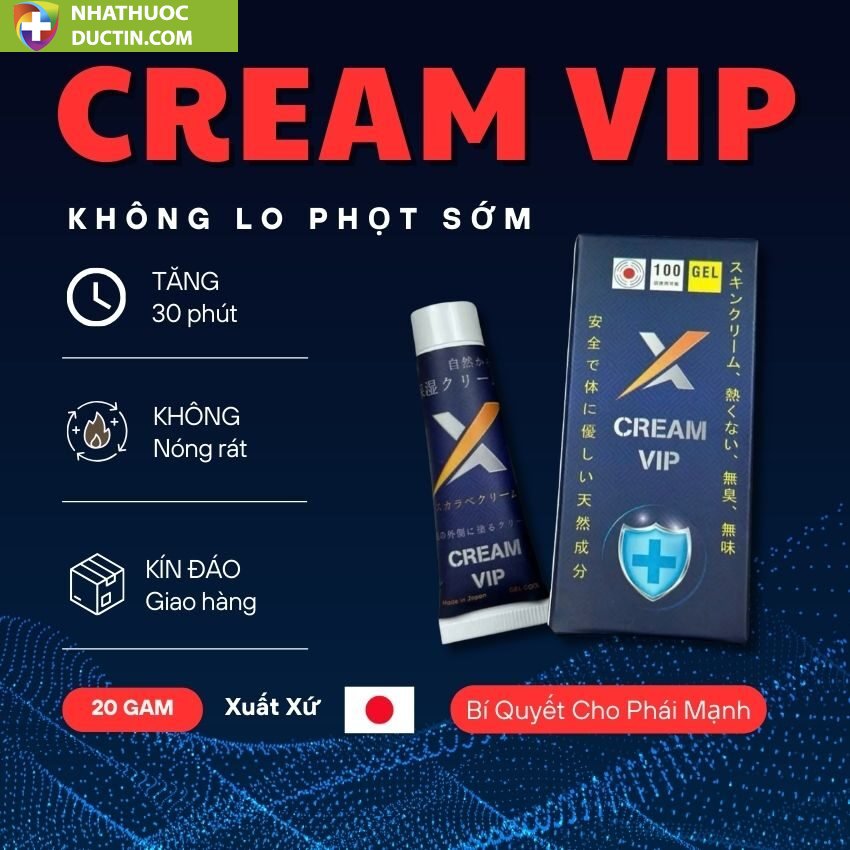 Kem Cream Vip Nhật Bản Chính Hãng – Hỗ Trợ Nam Giới Lâu Ra 11 kem creamvip ho tro nam gioi lau ra nam tot nhat