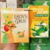 Combo Trà Đào Giảm Cân Lady's Plus - Viên Thải Độc Slim Tạo Dáng Việt giải pháp vàng lấy lại vóc dáng, giảm mỡ thần tốc