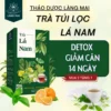 Trà Lá nam LÀNG MAI 6 Vị Thảo Dược Thanh Lọc Cơ Thể Giảm Cân Hỗ Trợ Tiêu Hóa An Thần Ngủ Ngon Hộp 30 Túi Lọc