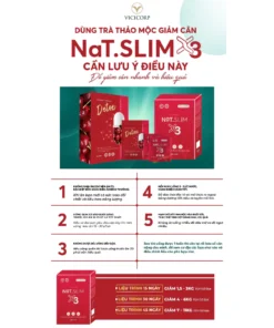 Alternative view of Giảm cân Nat Slim chính hãng Vicicorp (Natslim & Nat.slim x3)