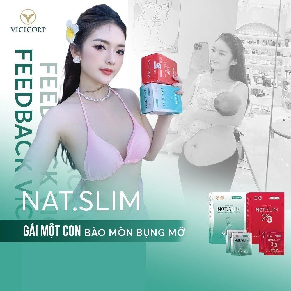 Giảm cân Nat Slim chính hãng Vicicorp (Natslim & Nat.slim x3) 25 natnim3