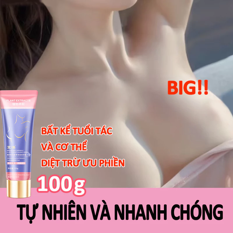 Kem nở ngực Kem làm săn chắc ngực 100g Hiệu Quả kích thích phát triển ngực tăng vòng size nhanh ,giúp chống lại tình trạng ngực chả 29 ngucto1