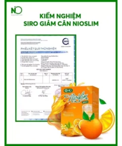 Siro Giảm Cân Nio Slim Plus Giảm Cân nhanh cấp tốc giảm mỡ bụng Hiệu Quả Tặng Kèm Detox Rau Củ 17 nino8