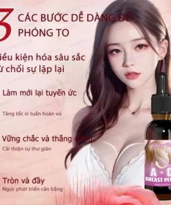 Dầu nở ngực tự nhiên giúp nâng, săn chắc, cải thiện tình trạng ngực chảy xệ và giúp ngực to hơn A-D 10 nonguc3