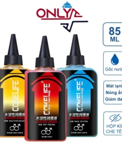 Gel Bôi Trơn Cokelife Superman Xanh Mát Lạnh, Đỏ Nóng Ấm, Vàng Làm Dịu gel gốc nước 85ml