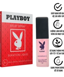 Chai Xịt PlayBoy Đỏ Kéo Dài Thời Gian