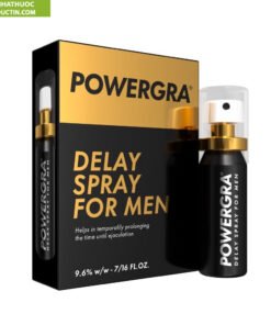 Chai xịt hỗ trợ nam giới Powergra Delay Spray của Mỹ