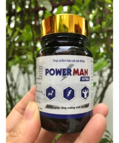 Tăng cường sinh lý nam, PowerMan Extra thảo dược, bổ thận, tráng dương, chống xuất tinh sớm, mạnh gân cốt 5 pow3