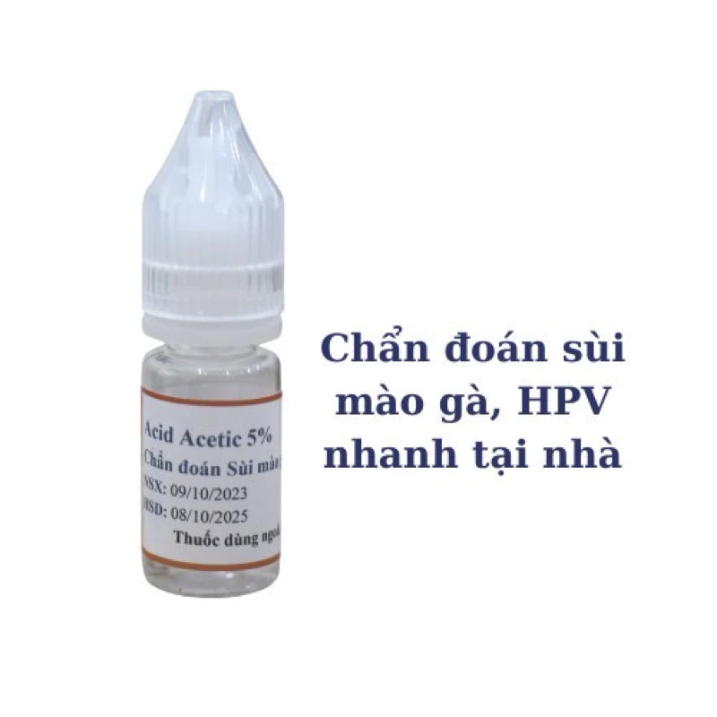 Dung dịch test nhanh sùi mào gà, mụn cóc sinh dục ( Che tên sp) 8 testsui1