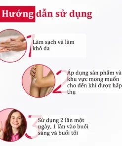 Kem Dưỡng Trắng Da Mờ Thâm Nách, Mông, Đầu Gối, Khuỷu Tay Vitamin C Whitening SADOER 50ml Mờ Đốm Thâm Dưỡng Ẩm EELHOE 16 thamnach6