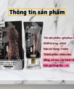 Gel titan tăng kích thước dương vật 60ml bigsize