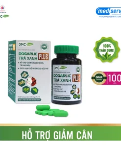 Dogarlic Trà Xanh Plus Domesco - Hỗ trợ giảm mỡ máu - Hạn chế thừa cân, béo phì 7 traxanh3