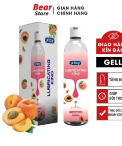 Gel bôi trơn XTOY King hương đào 200ml gốc nước giúp bôi trơn quan hệ tăng khoái cảm bôi trơn quan hệ