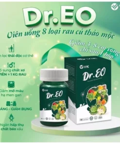 Chính hãng Viên xơ rau củ Dr Eo nhà VIC giảm 3-8cm vòng eo