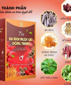Alternative view of Trà Thảo Mộc Ba Kích Ngọc Cẩu Đông Trùng 1 hộp 30 túi lọc