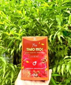 Trà Thảo Mộc Ba Kích Ngọc Cẩu Đông Trùng 1 hộp 30 túi lọc