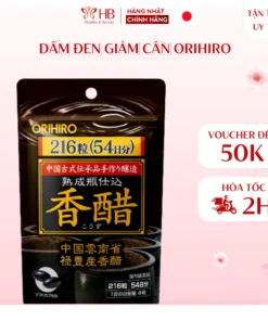 Alternative view of Giấm đen giảm cân Nhật Bản Orihiro túi 216 viên, viên uống giấm đen Orihiro giảm béo