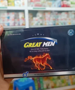 Viên uống hỗ trợ tăng cường sinh lý nam Great Men hộp 10 viên