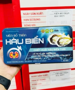 Viên Bổ Thận Hàu Biển - Hộp Thiếc 60 Viên - Tăng Cường Sinh Lực, Sinh Lý Nam Giới, Giúp Kéo Dài Thời Gian