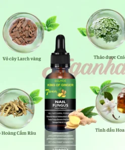 TINH CHẤT LOẠI BỎ NẤM MÓNG GINGER EELHOE 7 NGÀY - NẤM MÓNG LÂU NĂM CŨNG HẾT, CAM KẾT KHÔNG TÁI LẠI 12 namong5 4