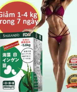 Alternative view of SAUSANDO Viên uống giảm cân đậu trắng tảo biển 7 ngày giảm cân 1 16kg giảm cân mạnh giảm cân cấp tốc giảm mỡ bụng