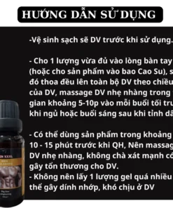 Dầu Thơm Cho Nam Giới Kéo Dài Cuộc Yêu, Cải Thiện Thời Gian SInh Hoạt 13 tinhdau4