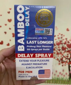 Xịt chống xuất tinh sớm Bamboo Delay Spray USA, Chai 12ml