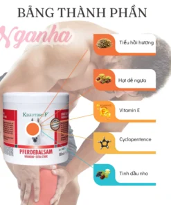 GEL XOA BÓP THẢO DƯỢC NGỰA ĐỎ KBAUF ĐỨC 250ML, cải thiện đau nhức cơ, khô cứng xương khớp, khớp bền bỉ linh hoạt dẻo dai