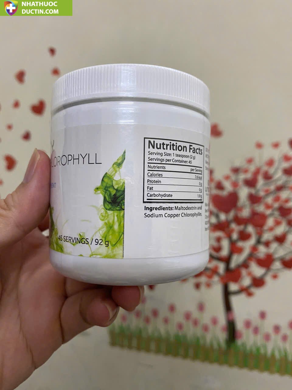 Bột diệp lục Unicitay Super Chlorophyll Powder 21 diepluc10