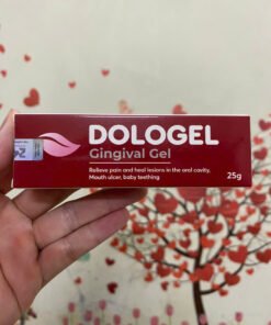 Kem bôi Dologel hỗ trợ giảm đau, viêm loét miệng, viêm nướu, làm mềm lợi 25ml