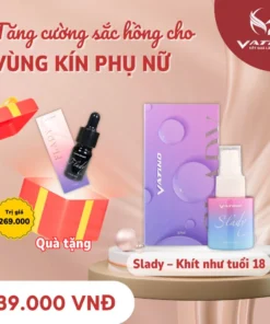COMBO SLADY + FLADY - Se Khít, giảm khô hạn, viêm, khô rát, giảm viêm ngứa, mùi hôi khó chịu, khít