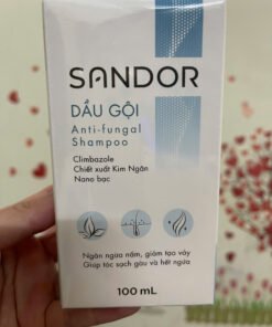 Dầu gội Sandor Dầu gội chống gàu, giảm nấm ngứa, làm sạch sâu 100ml 7 sando1 1