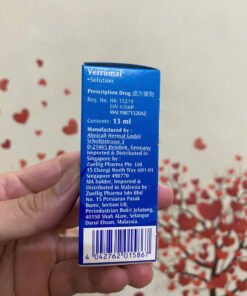Alternative view of Verrumal solution 13ml thổi bay Sùi Mào Gà vùng lưỡi và vùng kín, Mụn Cóc nhập chính hãng của Đức ( có che tên )