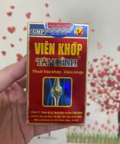Viên khớp Tâm Bình hỗ trợ giảm các triệu chứng của thoái hóa khớp, viêm khớp (60 viên)