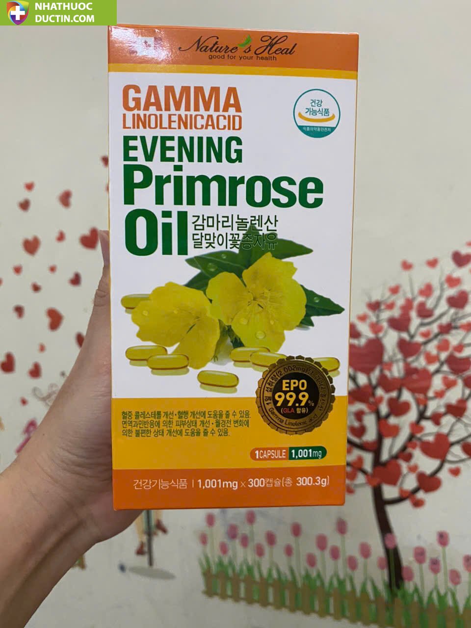 Tinh dầu hoa anh thảo Hàn Quốc Gamma Linolenic Acid 300 , Evening prirose oil hàn quốc chính hãng 20 anhthao6