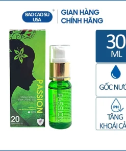 Gel bôi trơn tăng khoái cảm cho phụ nữ Passion - Tặng kèm 1 cái bao cao su siêu mỏng