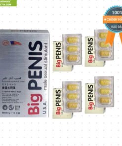 Alternative view of Thuốc tăng sinh lý Big Penis USA hộp 12 viên kéo dài thời gian
