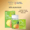 Viên Uống Giảm Cân Dứa Slim Plus Dành cho cơ địa khó ,mỡ cứng tặng kèm khoá cân 30 viên