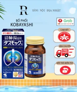 Viên Uống Bổ Phổi , thanh lọc phổi KOBAYASHI Nhật Bản dành cho người hút thuốc và hô hấp ( Hàng Nội Địa )