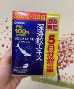 Sụn vi cá mập Orihiro Squalene của Nhật hộp 360 viên 9 camap1