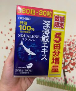 Sụn vi cá mập Orihiro Squalene của Nhật hộp 360 viên 11 camap4