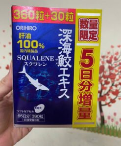Sụn vi cá mập Orihiro Squalene của Nhật hộp 360 viên 13 camp5 1
