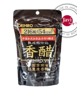 GIẤM ĐEN GIẢM CÂN NHẬT BẢN ORIHIRO 216 VIÊN, Dấm đen Orihiro Nhật Bản