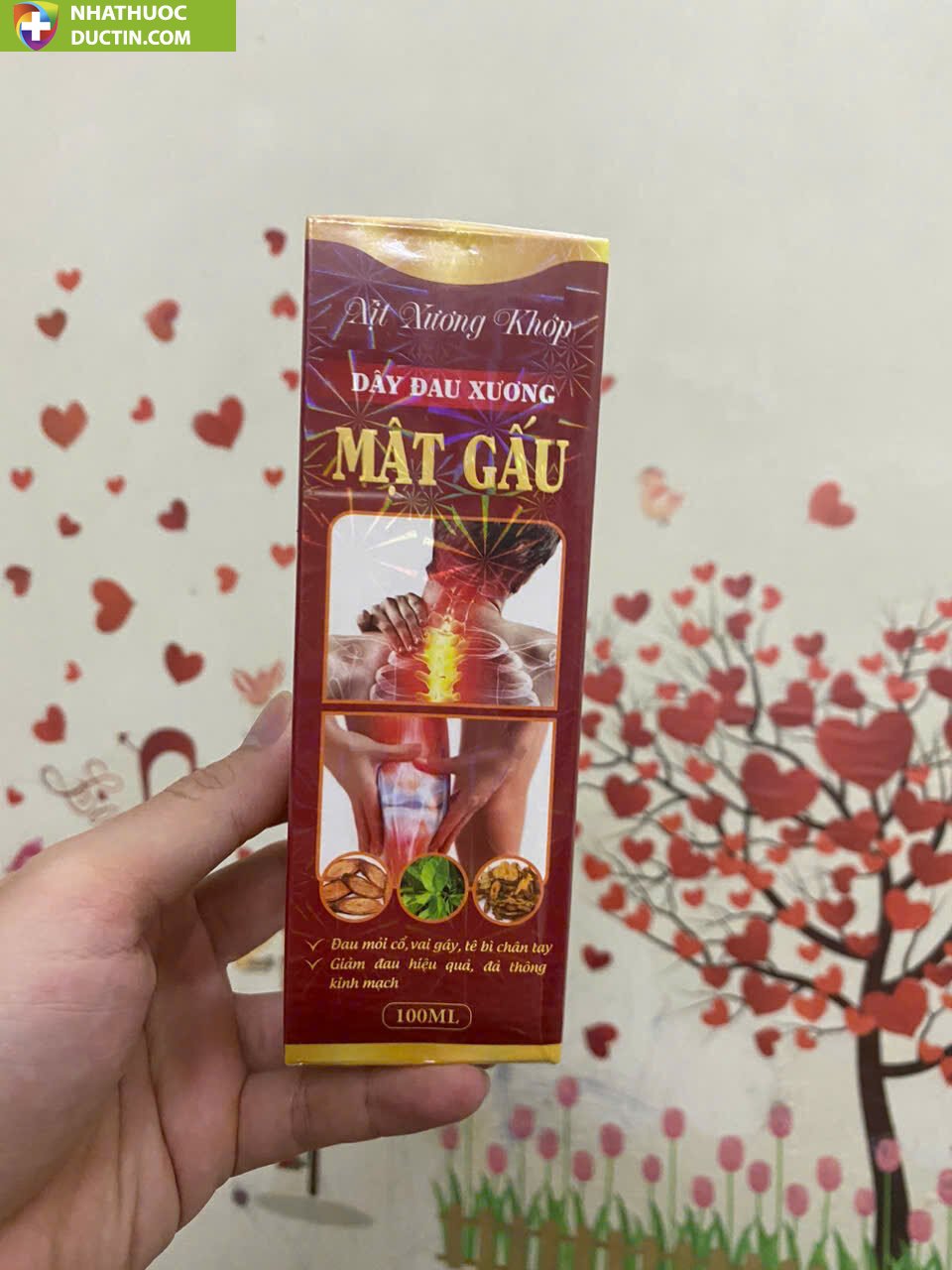 Dầu xoa bóp thảo dược, xịt xương khớp Mật Gấu hỗ trợ giảm đau xương khớp, vai gáy, tiêu bầm. Chai 100ml 17