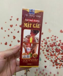 Dầu xoa bóp thảo dược, xịt xương khớp Mật Gấu hỗ trợ giảm đau xương khớp, vai gáy, tiêu bầm. Chai 100ml 9 dauxoa3