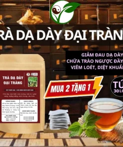 Trà Dạ Dày Đại Tràng - Giảm Viêm Dạ Dày, Hành Tá Tràng, Đầy Bụng, Khó Tiêu, Đau Rát Thượng Vị, Hang Vị