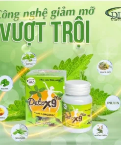 Alternative view of Viên giảm cân giảm mỡ bụng Detox x9 hộp 55 viên