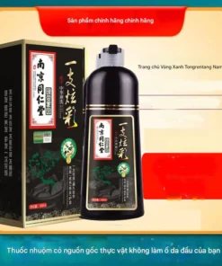 Dầu Gội Phủ Bạc Tóc, nhuộm đen tóc Bắc Kinh Đồng Nhân Đường, Tinh Chất Thảo Dược Thiên Nhiên 500ML 15 dongnhan5