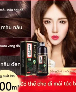 Dầu Gội Phủ Bạc Tóc, nhuộm đen tóc Bắc Kinh Đồng Nhân Đường, Tinh Chất Thảo Dược Thiên Nhiên 500ML 16 dongnhan6